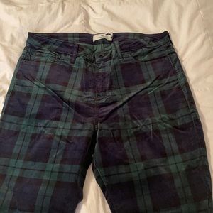 Velvet plaid Vineyard Vine pants